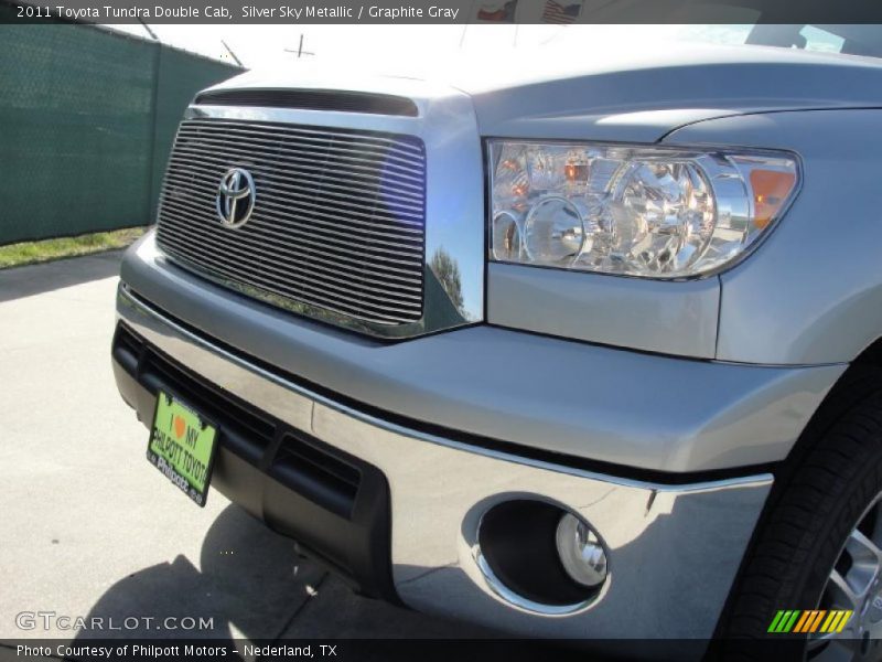 Silver Sky Metallic / Graphite Gray 2011 Toyota Tundra Double Cab