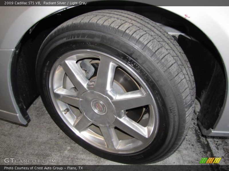 Radiant Silver / Light Gray 2009 Cadillac STS V8