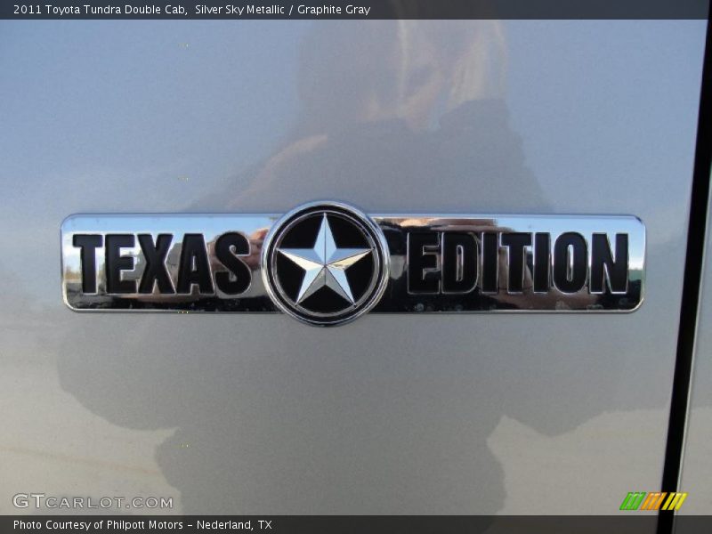 Silver Sky Metallic / Graphite Gray 2011 Toyota Tundra Double Cab
