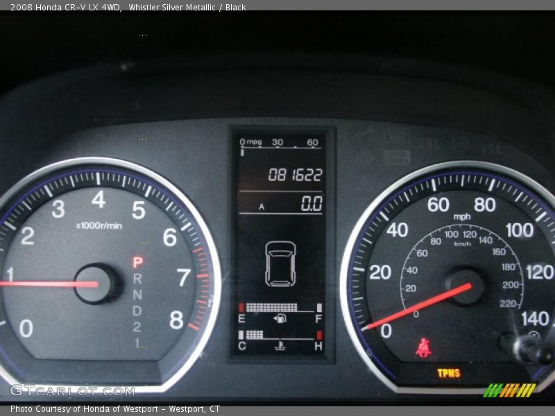 Whistler Silver Metallic / Black 2008 Honda CR-V LX 4WD