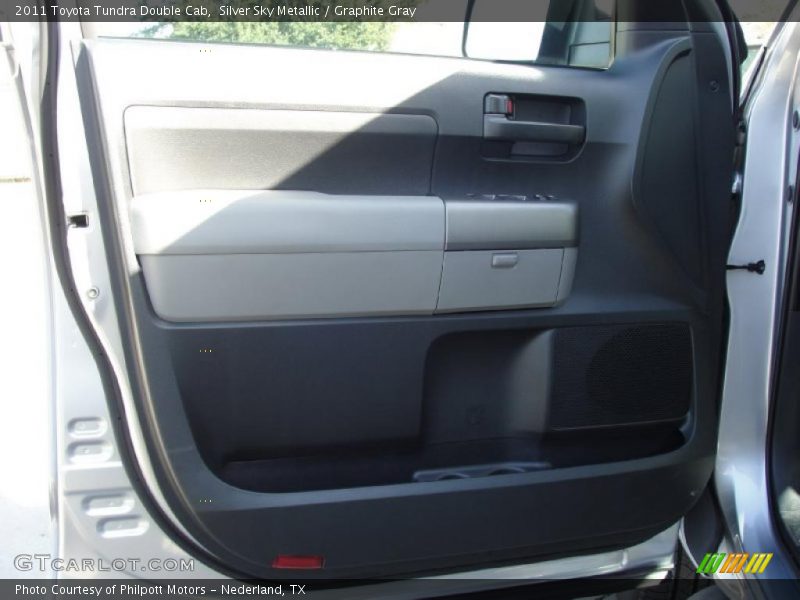 Silver Sky Metallic / Graphite Gray 2011 Toyota Tundra Double Cab