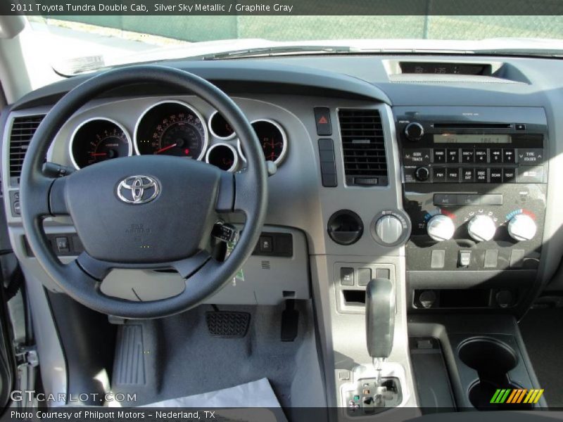 Silver Sky Metallic / Graphite Gray 2011 Toyota Tundra Double Cab