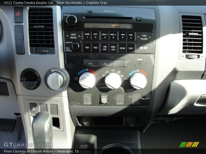 Silver Sky Metallic / Graphite Gray 2011 Toyota Tundra Double Cab