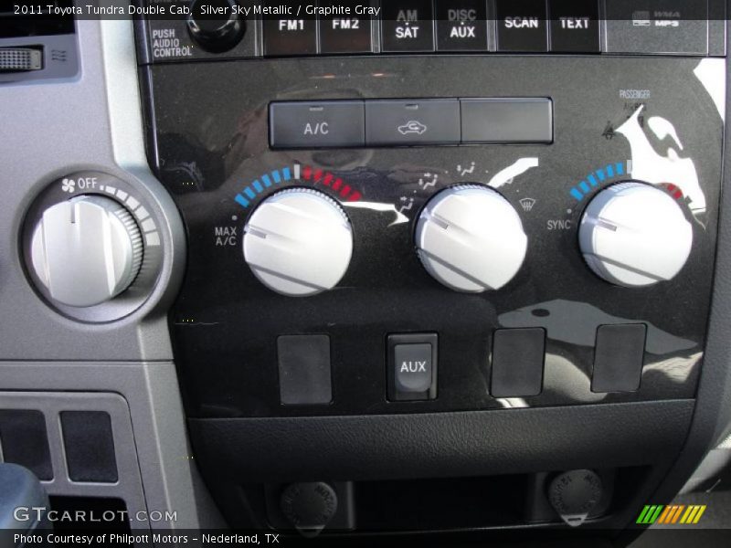 Silver Sky Metallic / Graphite Gray 2011 Toyota Tundra Double Cab