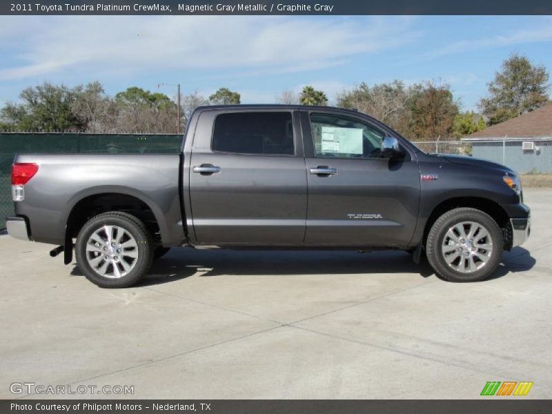 Magnetic Gray Metallic / Graphite Gray 2011 Toyota Tundra Platinum CrewMax