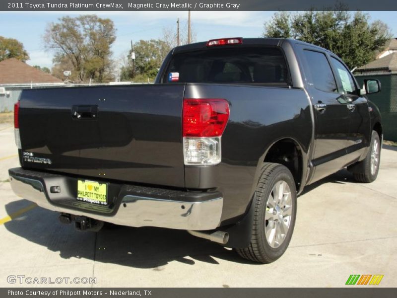 Magnetic Gray Metallic / Graphite Gray 2011 Toyota Tundra Platinum CrewMax