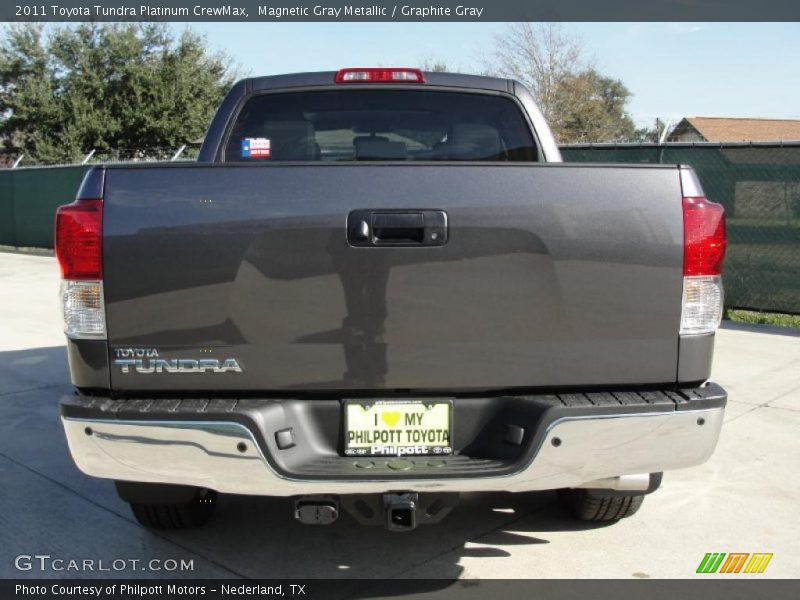 Magnetic Gray Metallic / Graphite Gray 2011 Toyota Tundra Platinum CrewMax