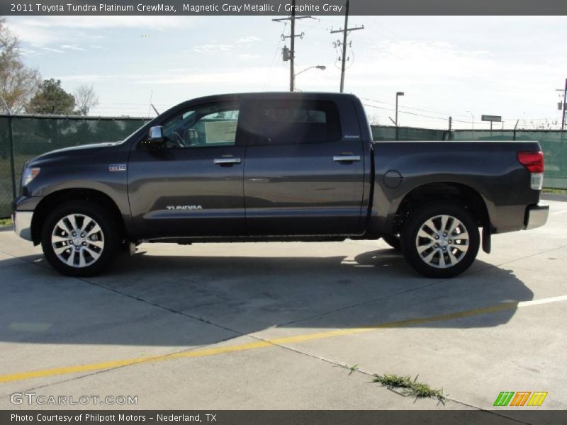 Magnetic Gray Metallic / Graphite Gray 2011 Toyota Tundra Platinum CrewMax