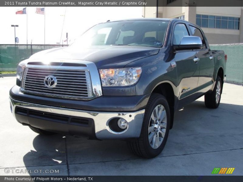 Magnetic Gray Metallic / Graphite Gray 2011 Toyota Tundra Platinum CrewMax