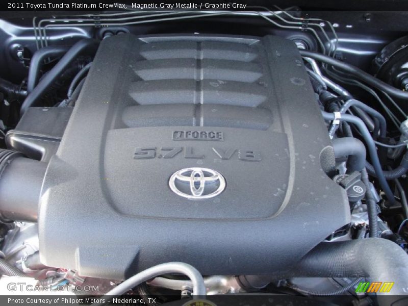  2011 Tundra Platinum CrewMax Engine - 5.7 Liter i-Force DOHC 32-Valve Dual VVT-i V8