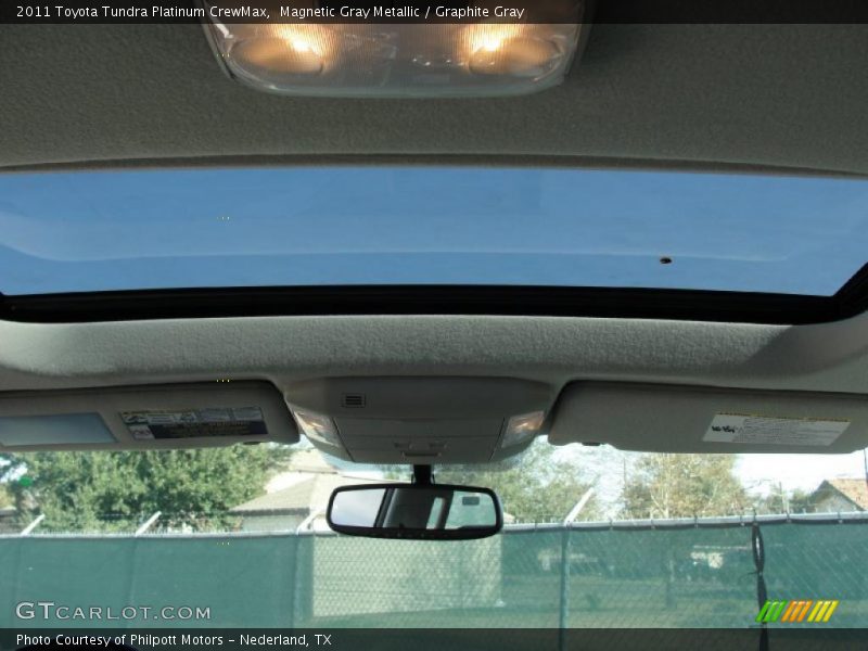 Magnetic Gray Metallic / Graphite Gray 2011 Toyota Tundra Platinum CrewMax