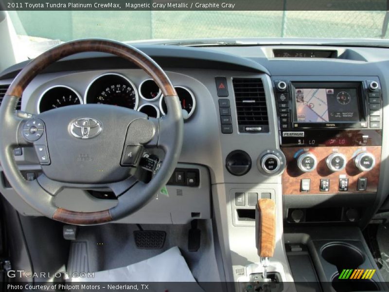 Magnetic Gray Metallic / Graphite Gray 2011 Toyota Tundra Platinum CrewMax