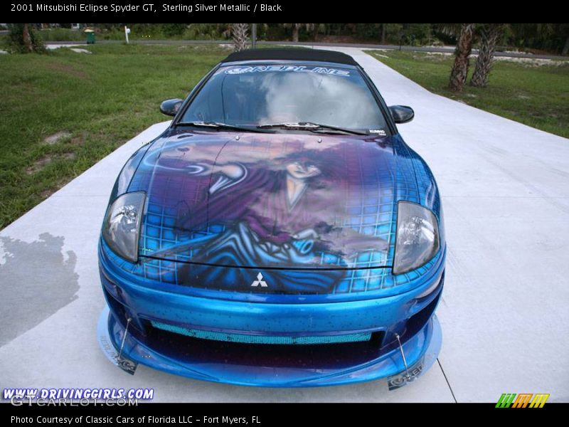 Sterling Silver Metallic / Black 2001 Mitsubishi Eclipse Spyder GT