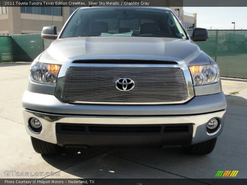 Silver Sky Metallic / Graphite Gray 2011 Toyota Tundra Texas Edition CrewMax