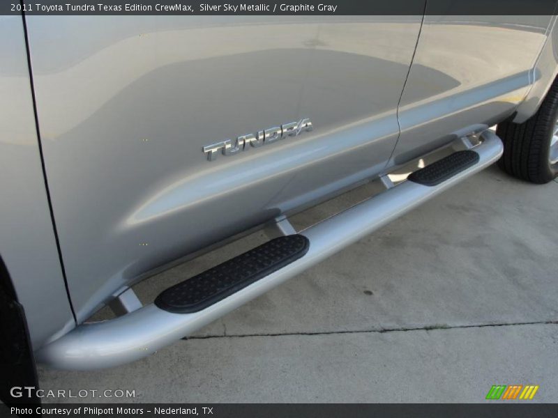 Silver Sky Metallic / Graphite Gray 2011 Toyota Tundra Texas Edition CrewMax