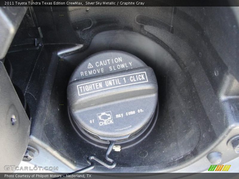 Silver Sky Metallic / Graphite Gray 2011 Toyota Tundra Texas Edition CrewMax