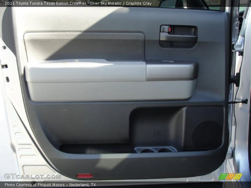 Silver Sky Metallic / Graphite Gray 2011 Toyota Tundra Texas Edition CrewMax
