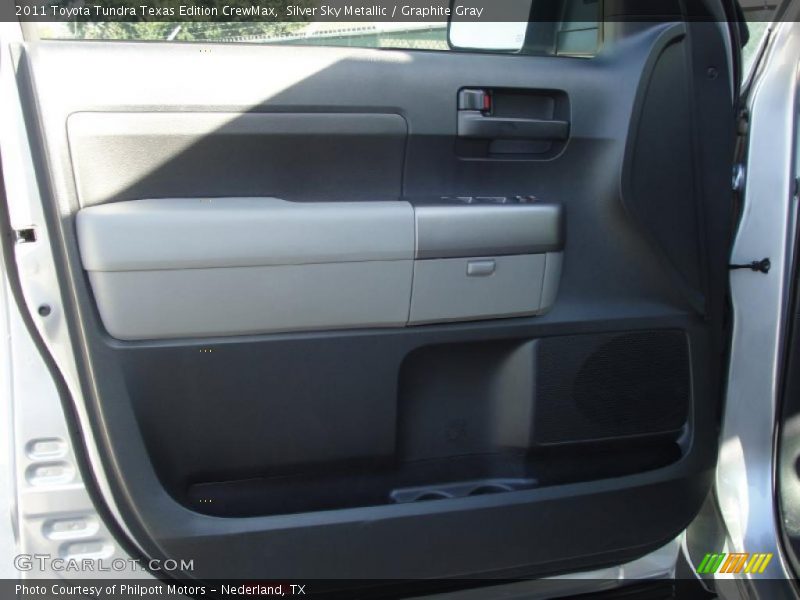 Silver Sky Metallic / Graphite Gray 2011 Toyota Tundra Texas Edition CrewMax