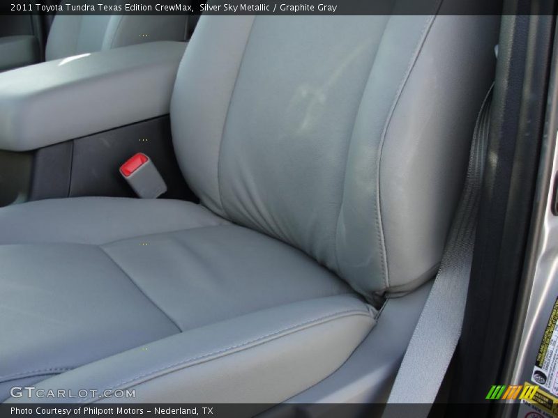  2011 Tundra Texas Edition CrewMax Graphite Gray Interior