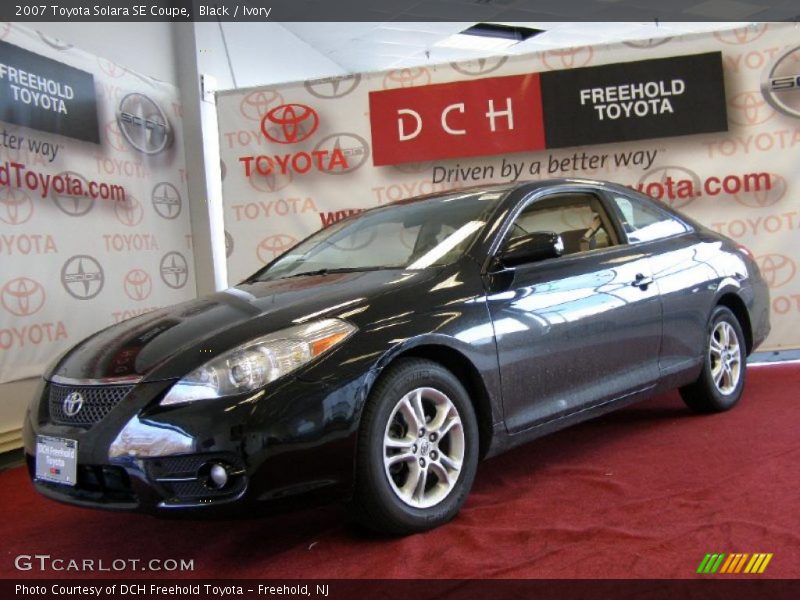 Black / Ivory 2007 Toyota Solara SE Coupe