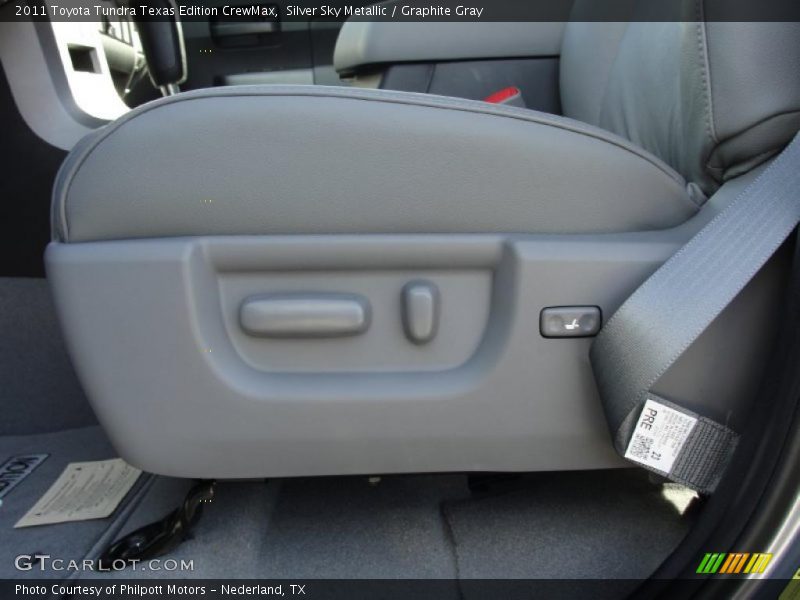 Silver Sky Metallic / Graphite Gray 2011 Toyota Tundra Texas Edition CrewMax