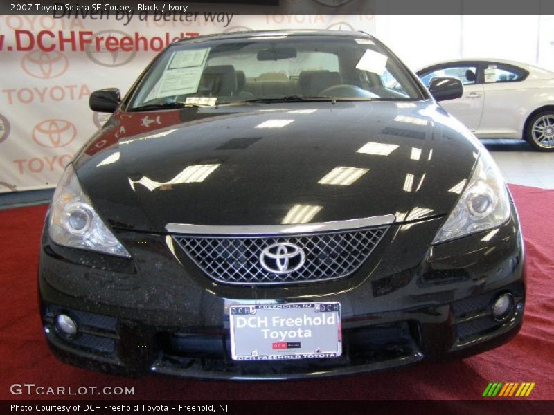Black / Ivory 2007 Toyota Solara SE Coupe