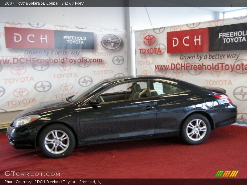 Black / Ivory 2007 Toyota Solara SE Coupe