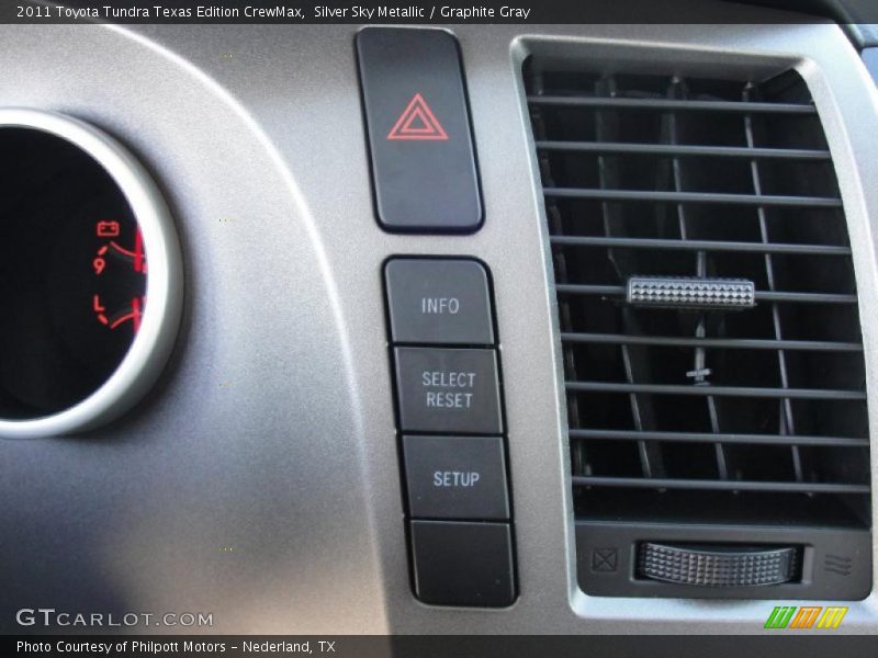 Silver Sky Metallic / Graphite Gray 2011 Toyota Tundra Texas Edition CrewMax