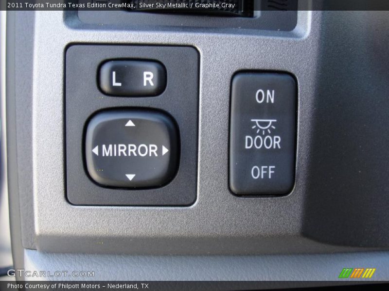 Silver Sky Metallic / Graphite Gray 2011 Toyota Tundra Texas Edition CrewMax