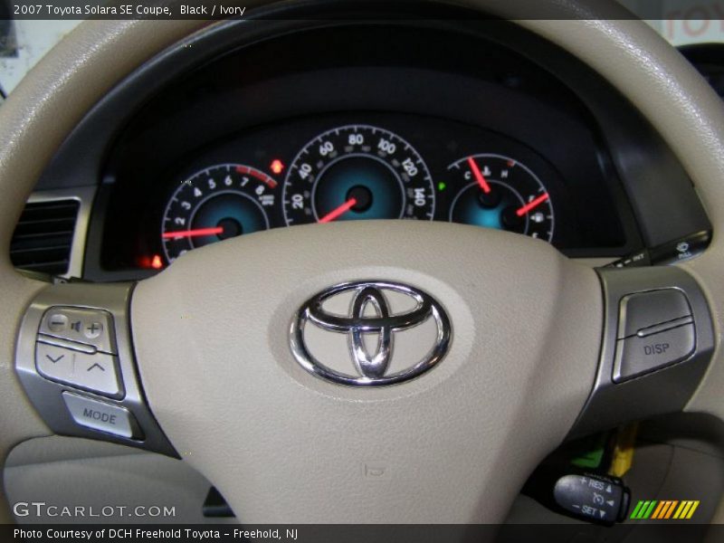 Black / Ivory 2007 Toyota Solara SE Coupe