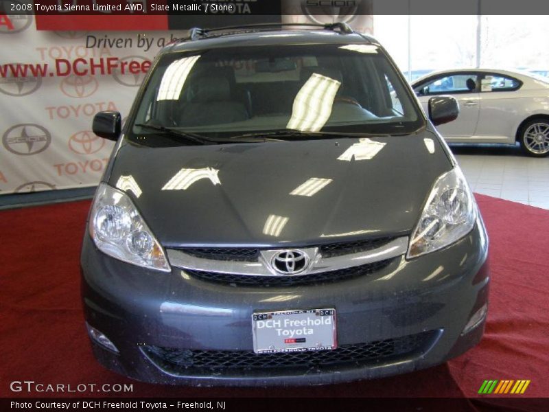 Slate Metallic / Stone 2008 Toyota Sienna Limited AWD