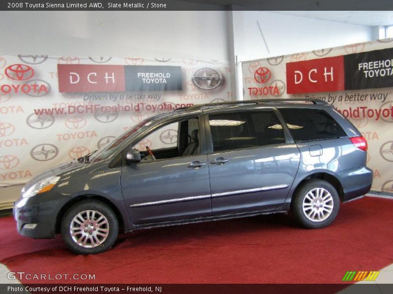 Slate Metallic / Stone 2008 Toyota Sienna Limited AWD
