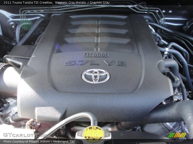  2011 Tundra TSS CrewMax Engine - 5.7 Liter i-Force DOHC 32-Valve Dual VVT-i V8