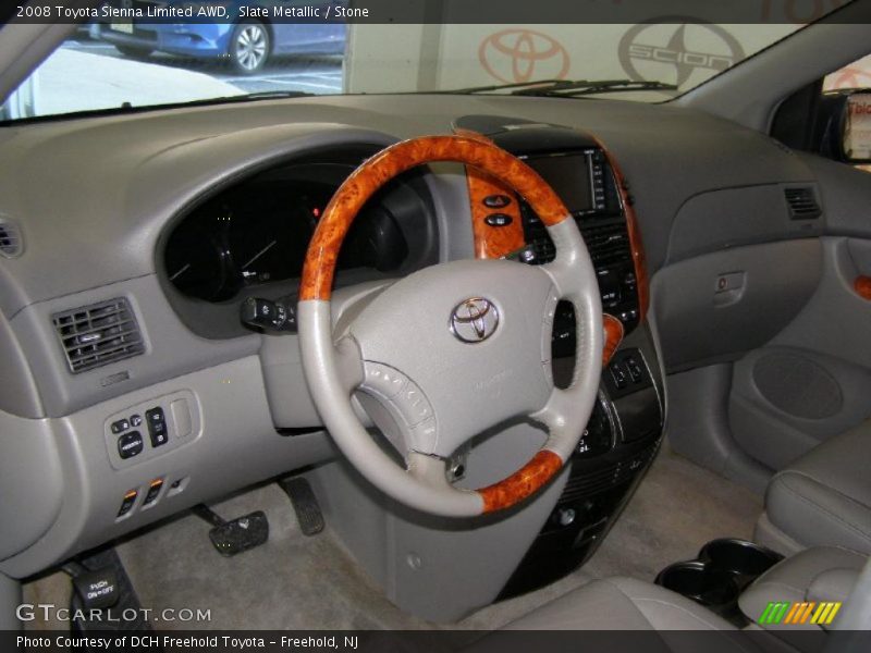 Slate Metallic / Stone 2008 Toyota Sienna Limited AWD