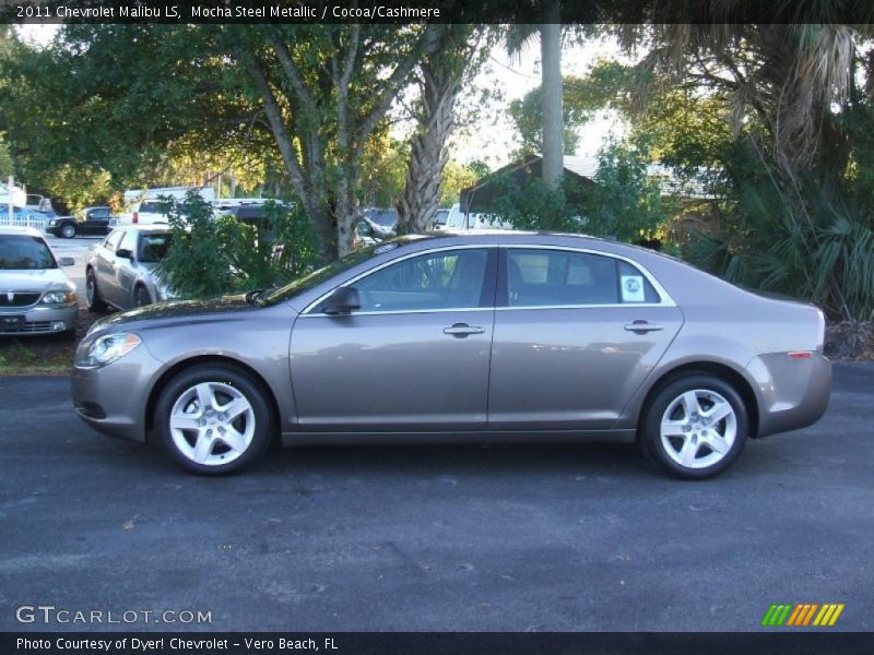 Mocha Steel Metallic / Cocoa/Cashmere 2011 Chevrolet Malibu LS