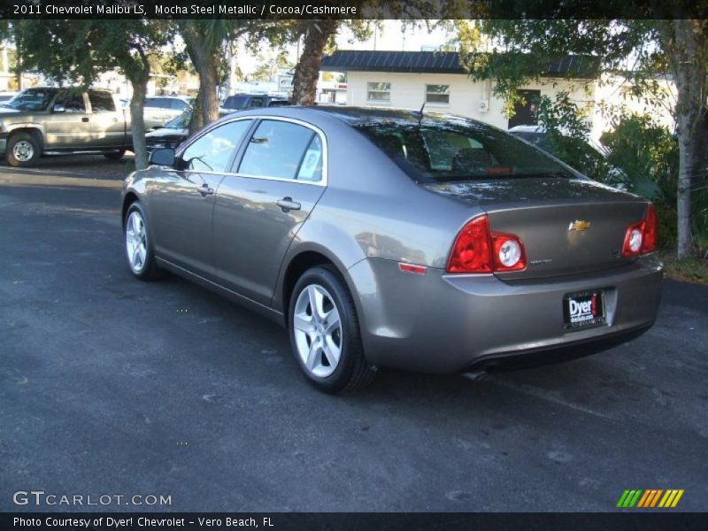Mocha Steel Metallic / Cocoa/Cashmere 2011 Chevrolet Malibu LS