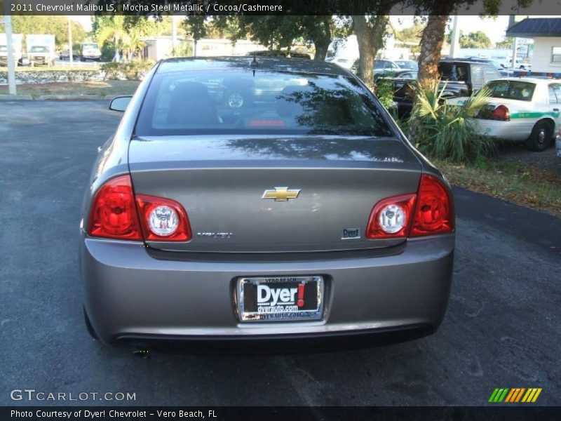 Mocha Steel Metallic / Cocoa/Cashmere 2011 Chevrolet Malibu LS
