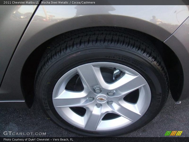 Mocha Steel Metallic / Cocoa/Cashmere 2011 Chevrolet Malibu LS