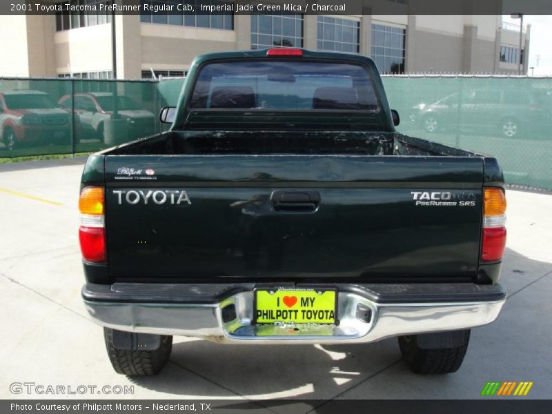 Imperial Jade Green Mica / Charcoal 2001 Toyota Tacoma PreRunner Regular Cab
