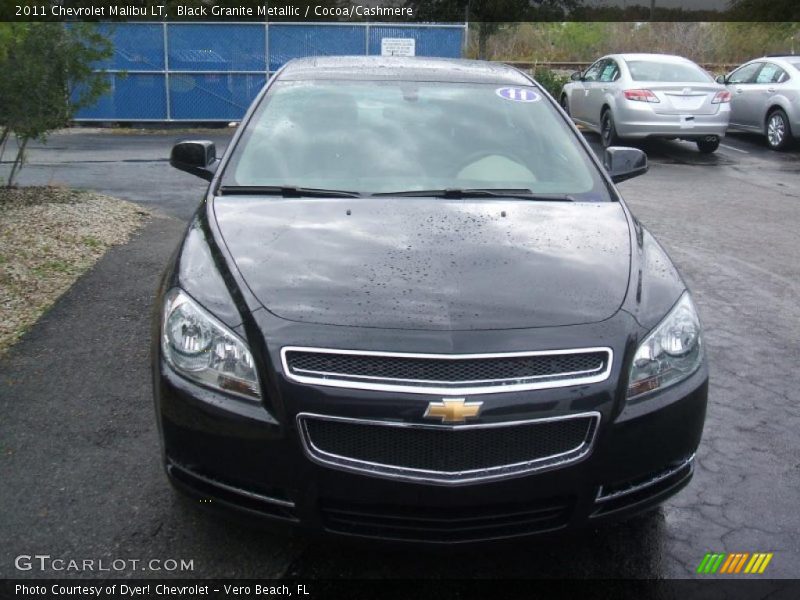Black Granite Metallic / Cocoa/Cashmere 2011 Chevrolet Malibu LT