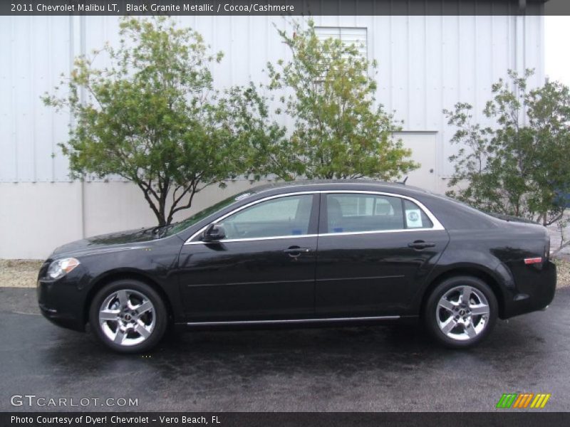 Black Granite Metallic / Cocoa/Cashmere 2011 Chevrolet Malibu LT