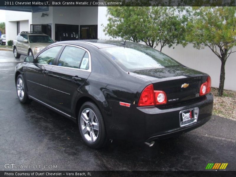 Black Granite Metallic / Cocoa/Cashmere 2011 Chevrolet Malibu LT