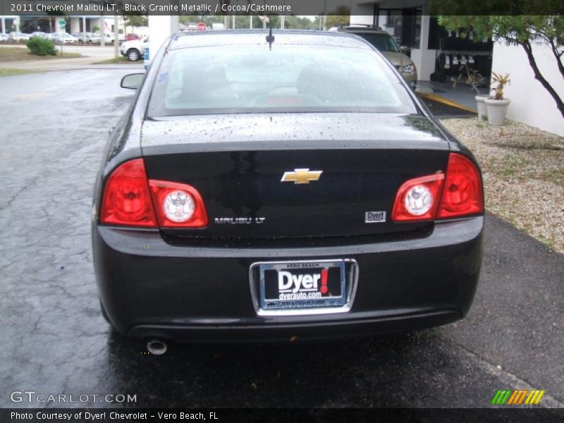 Black Granite Metallic / Cocoa/Cashmere 2011 Chevrolet Malibu LT