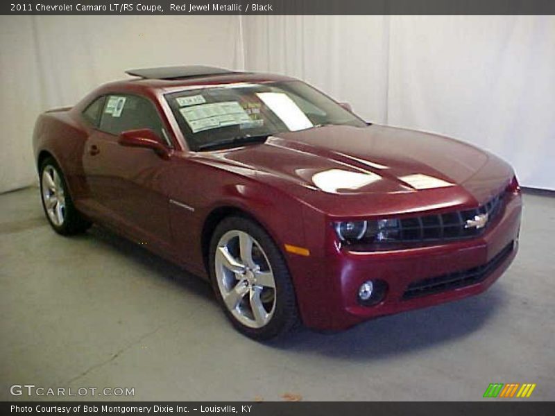 Red Jewel Metallic / Black 2011 Chevrolet Camaro LT/RS Coupe