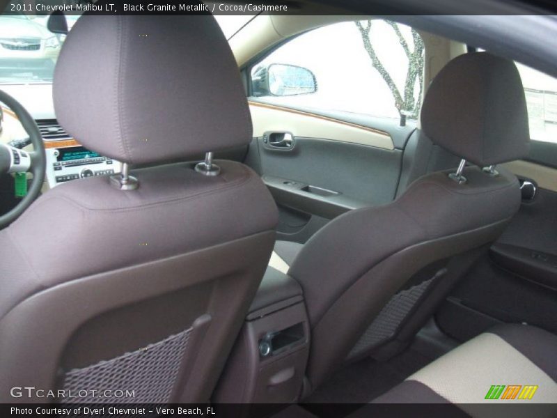 Black Granite Metallic / Cocoa/Cashmere 2011 Chevrolet Malibu LT