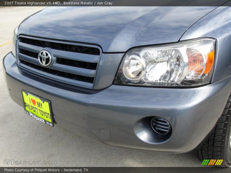 Bluestone Metallic / Ash Gray 2007 Toyota Highlander V6 4WD