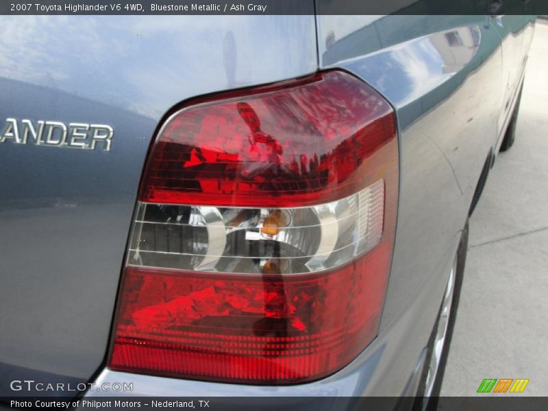 Bluestone Metallic / Ash Gray 2007 Toyota Highlander V6 4WD