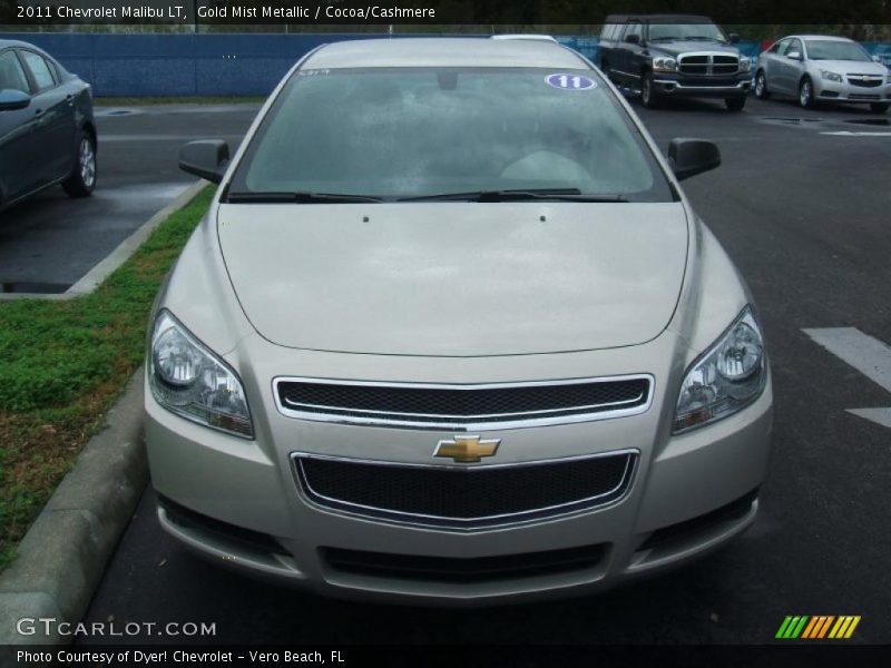 Gold Mist Metallic / Cocoa/Cashmere 2011 Chevrolet Malibu LT