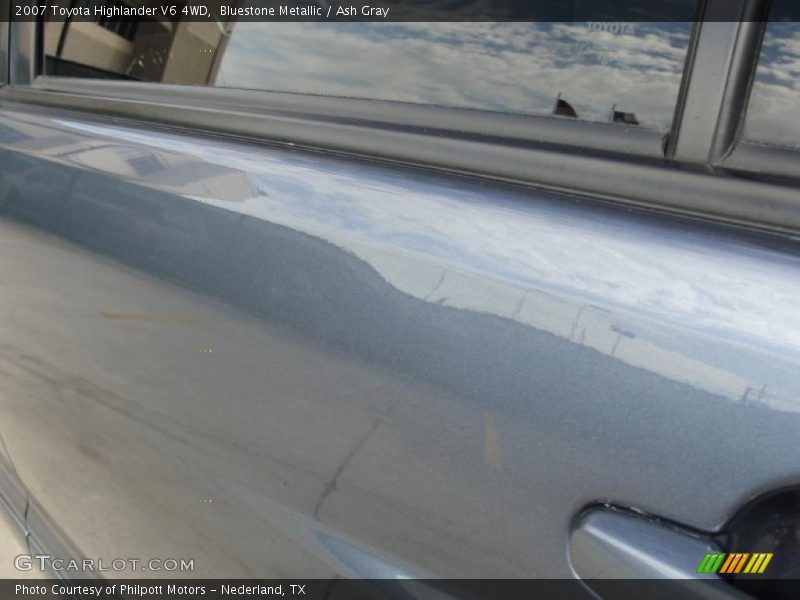 Bluestone Metallic / Ash Gray 2007 Toyota Highlander V6 4WD
