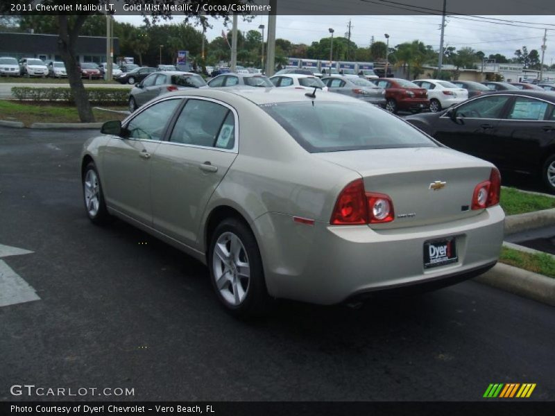 Gold Mist Metallic / Cocoa/Cashmere 2011 Chevrolet Malibu LT